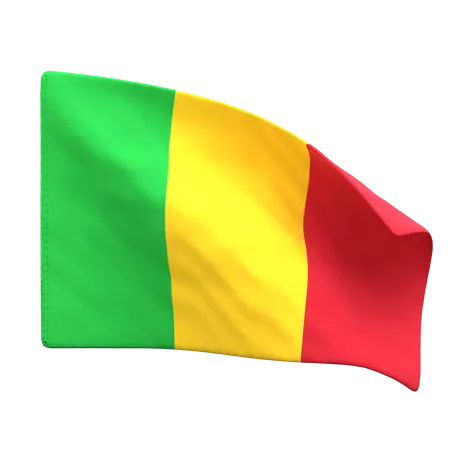 Mali Flag  3D Icon