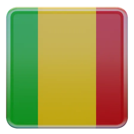 Mali Flag  3D Illustration