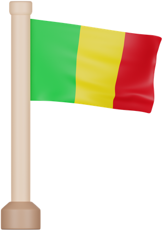 Mali Flag  3D Icon