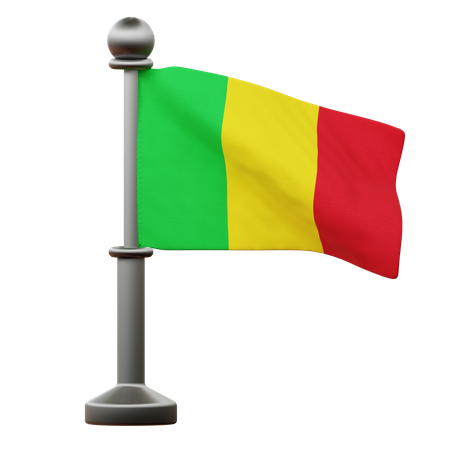 Mali Flag  3D Icon