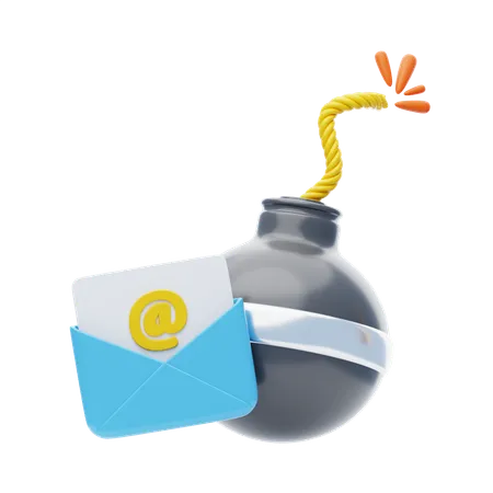 Malicious Email  3D Icon