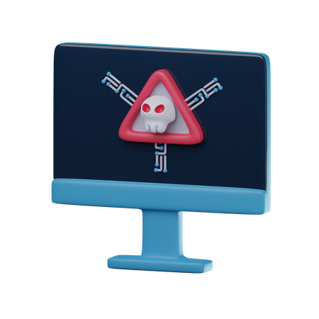 Malicious Website  3D Icon