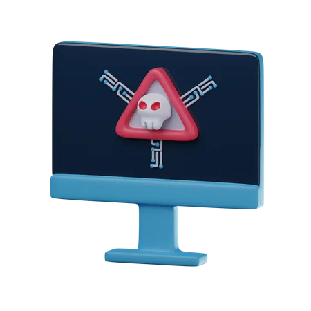 Malicious Website  3D Icon