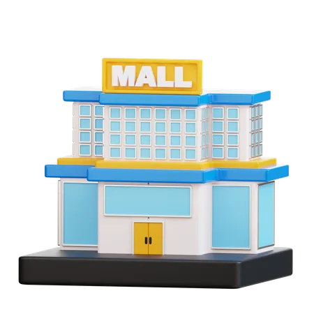 3 D Mall Illustration 3D Icon