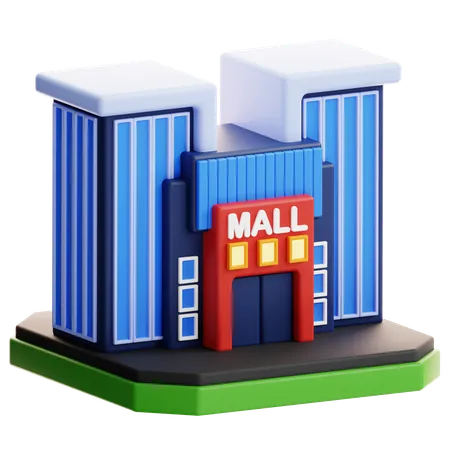 쇼핑 센터  3D Icon