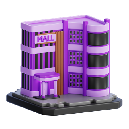 MALL BUILDING  3D Icon