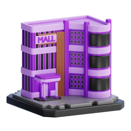 MALL BUILDING  3D Icon