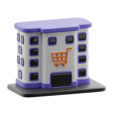 Mall building  3D Icon