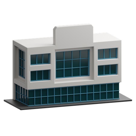 Mall Building  3D Icon