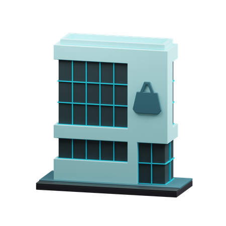 Mall building  3D Icon