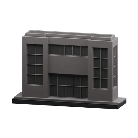 Mall Building  3D Icon