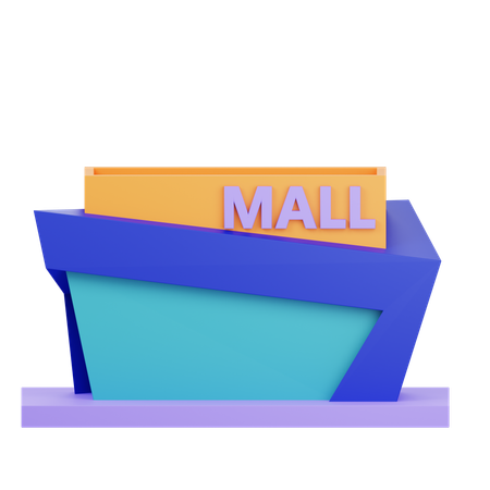 Mall Building  3D Icon