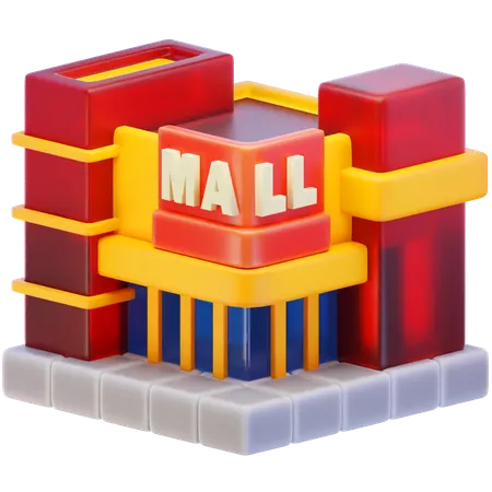Mall Building  3D Icon