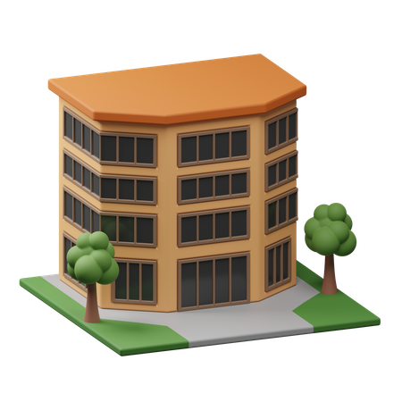 Mall building  3D Icon