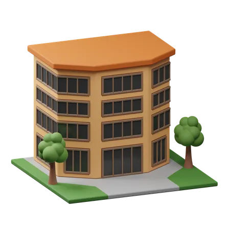 Mall building  3D Icon