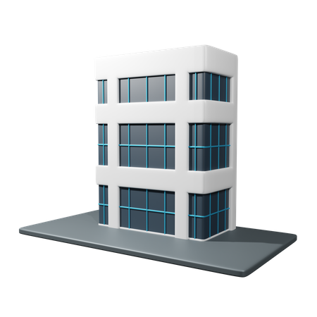 Mall Building  3D Icon