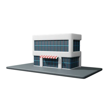 Mall Building 3D Icon