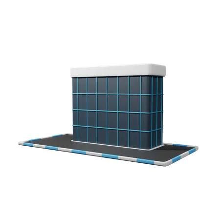 Mall Building  3D Icon