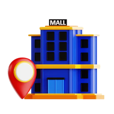 Mall Location  3D Icon