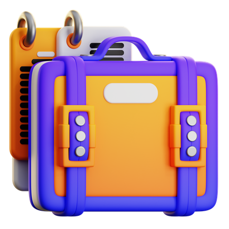 Mallette  3D Icon