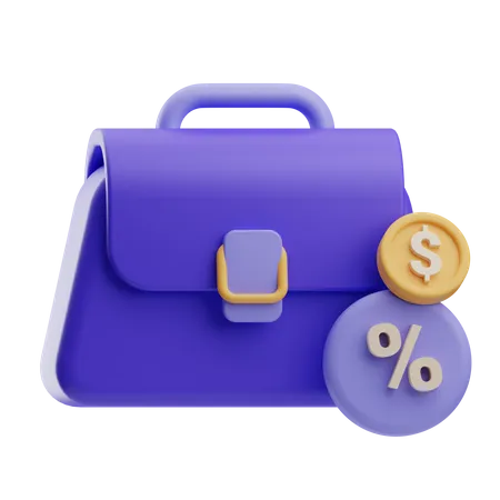 Mallette fiscale  3D Icon