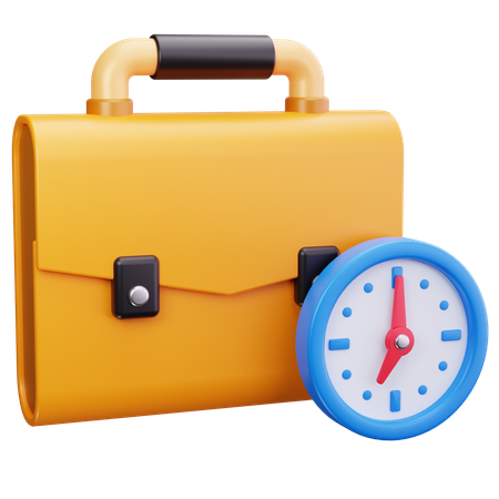 L'heure de la mallette  3D Icon