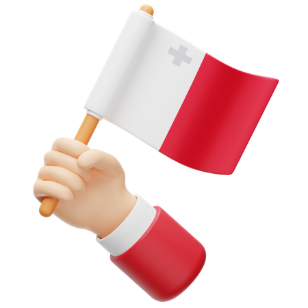 Malta Flag  3D Icon