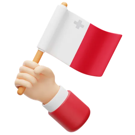 Malta Flag  3D Icon