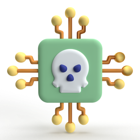 Malware  3D Icon