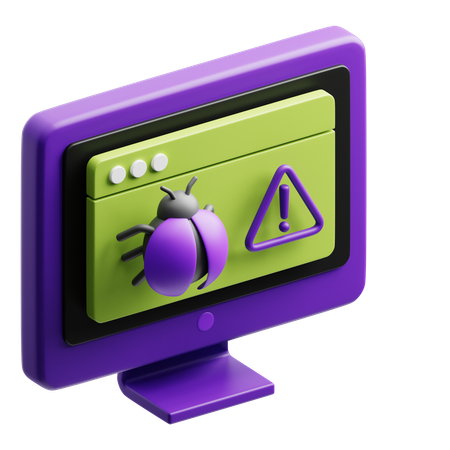 Schadsoftware  3D Icon