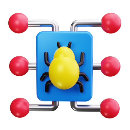 Malware  3D Icon