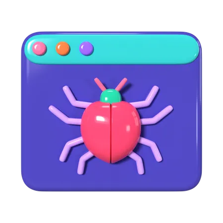 Malware  3D Icon