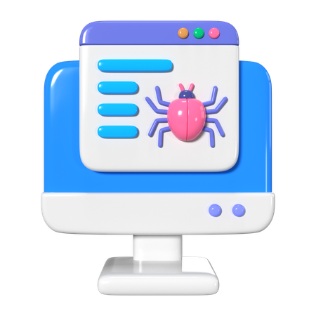 Malware  3D Icon