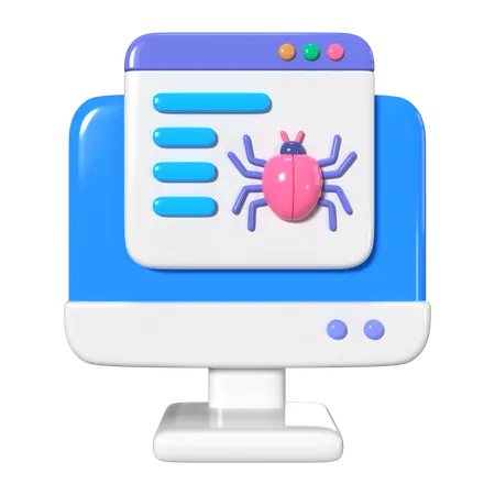 Malware  3D Icon