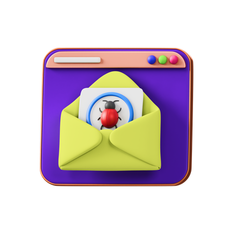 Malware  3D Icon