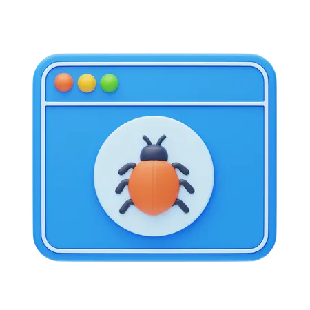 Malware  3D Icon