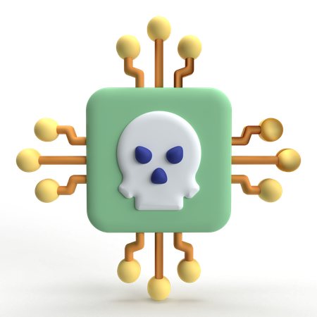 Malware  3D Icon
