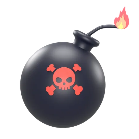 Malware bomb  3D Icon