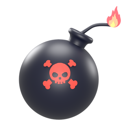 Malware bomb 3D Icon