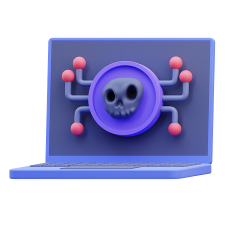 Malware del sistema  3D Icon