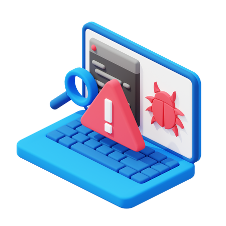 Malware Detection  3D Icon