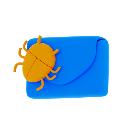 Malware-E-Mail  3D Icon