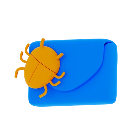 Malware-E-Mail  3D Icon