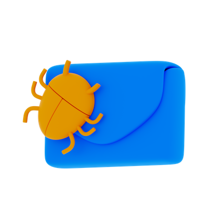 Malware Email  3D Icon