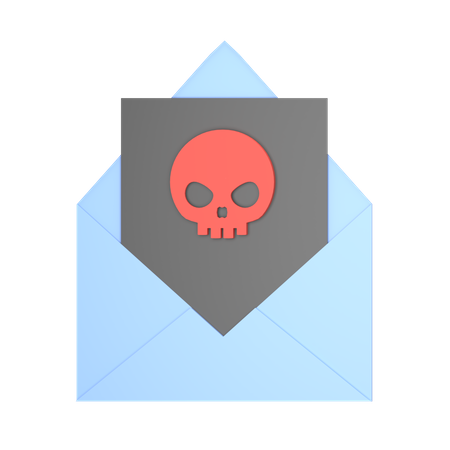 Malware dans le courrier électronique  3D Icon