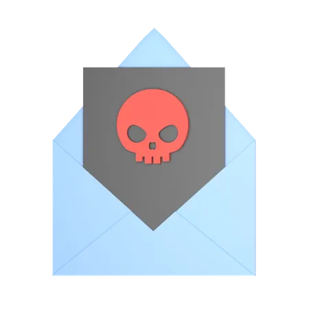 Malware in Email  3D Icon
