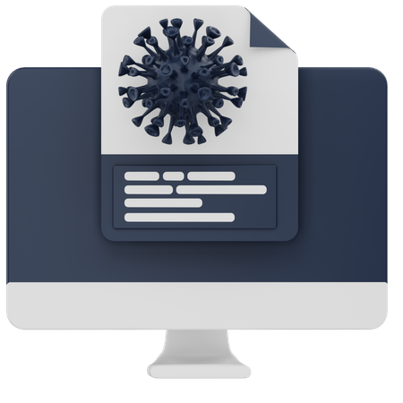 Malware informático  3D Icon