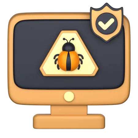 Malware Protection  3D Icon