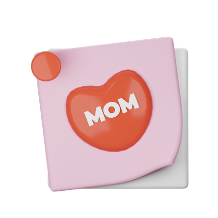 Mama Aufkleber  3D Icon