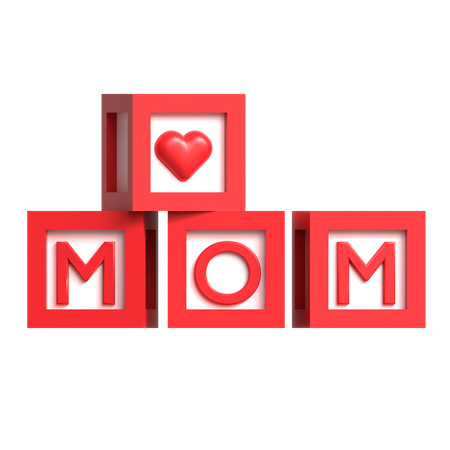 Cubos de mamá  3D Icon